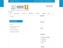Tablet Screenshot of apdeba.org